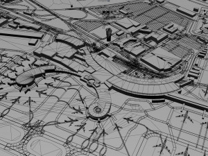 Vienna Airport 12km 3Dモデル