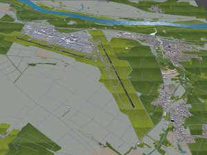 Vienna Airport 12km 3Dモデル