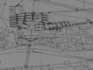 Vilnius Airport 10km 3D Model