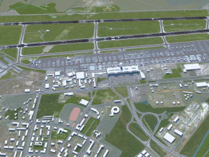 Yekaterinburg Koltsovo Airport 10km 3D Model