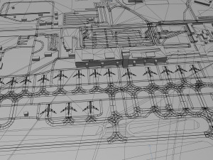 Yekaterinburg Koltsovo Airport 10km 3D 모델
