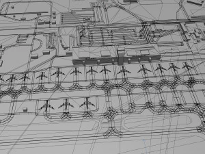 Yekaterinburg Koltsovo Airport 10km 3D Model