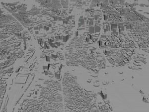 City Center Downtown Seoul South korea 8km Modelo 3D