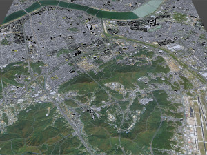 Gangnam District Downtown Seoul South korea 15km Modelo 3D