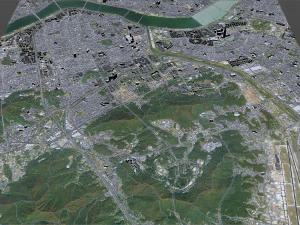 Gangnam District Downtown Seoul South korea 15km 3D Model
