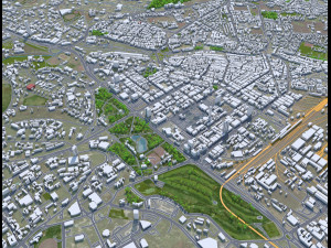 Nairobi city Kenya 40km Modèle 3D