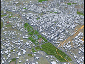 Nairobi city Kenya 40km 3D Model