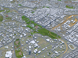 Nairobi city Kenya 40km Modèle 3D
