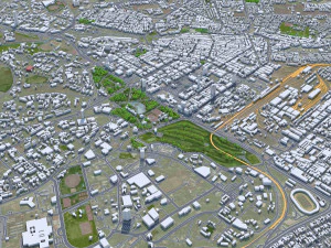 Nairobi city Kenya 40km 3D Model