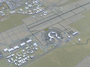 Nairobi city Kenya 40km 3D Model