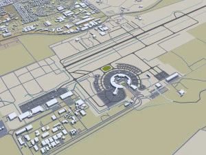 Nairobi city Kenya 40km 3D Model