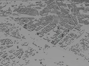 Nairobi city Kenya 40km 3D Model