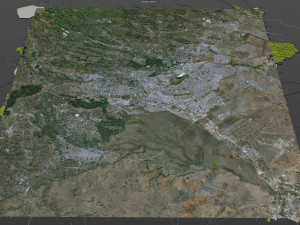 Nairobi city Kenya 40km Modèle 3D