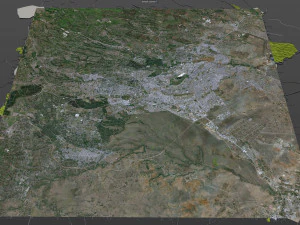 Nairobi city Kenya 40km 3D Model