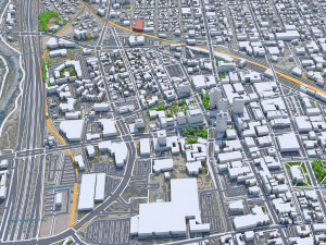 Tucson downtown Arizona USA 6km 3D Model