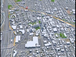 Tucson downtown Arizona USA 6km Model 3D