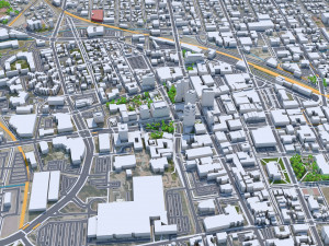 Tucson downtown Arizona USA 6km Model 3D