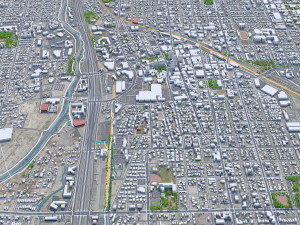 Tucson downtown Arizona USA 6km Model 3D