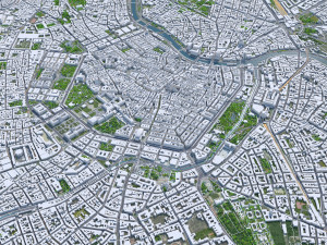 Vienna downtown city Austria 8km 3D मॉडल