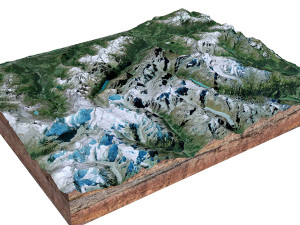 Alps Valle D Aosta Italy Terrain 3Dモデル