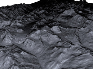 Alps Valle D Aosta Italy Terrain Modelo 3D
