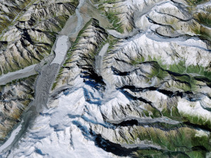Aoraki Mount Cook New Zealand Terrain 3D मॉडल