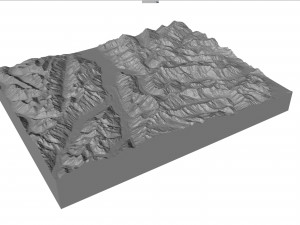 Aoraki Mount Cook New Zealand Terrain 3D मॉडल