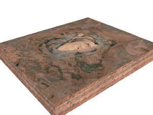 Ayers Rock Uluru Mountains Australia Terrain 3Dモデル