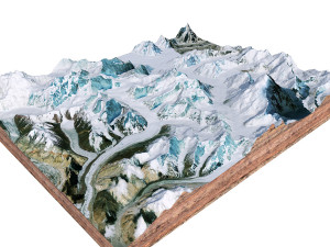 Broad Peak Mountain Pakistan Terrain  3D Model