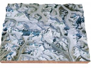Cho Oyu Mountain Nepal China Terrain 3D Model