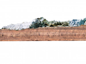 Chomo Lonzo Mountain Tibet China Terrain 3D 모델