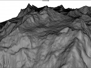 Chomo Lonzo Mountain Tibet China Terrain 3D 모델