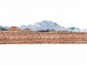 Denali Mountain Alaska USA Terrain Modello 3D