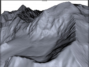 Denali Mountain Alaska USA Terrain Modello 3D
