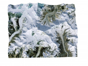 Disteghil Sar Mountain Pakistan Terrain 3D Model