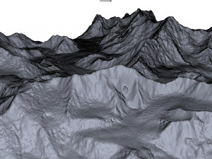 Disteghil Sar Mountain Pakistan Terrain 3D Model