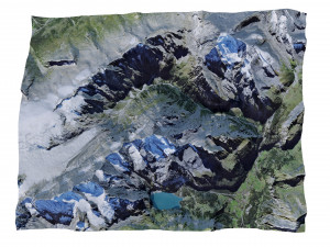 Doldenhorn Alps Switzerland Terrain 3Dモデル