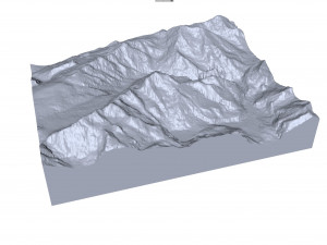 Doldenhorn Alps Switzerland Terrain 3Dモデル