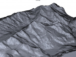 Doldenhorn Alps Switzerland Terrain 3Dモデル