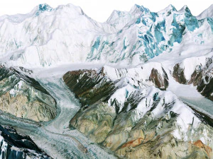 Gasherbrum Mountain Range Pakistan China terrain 3D Model