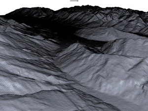 Glenorchy New Zealand Terrain 3D Model
