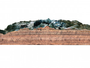 Gonggar Mountain Tibet China Terrain Modelo 3D