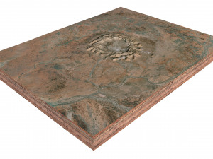 Gosses Bluff Crater Australia Terrain Modèle 3D