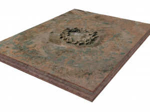 Gosses Bluff Crater Australia Terrain Modèle 3D