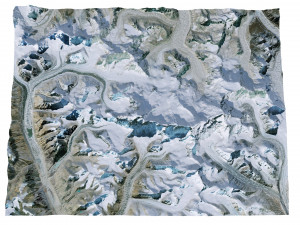 Gyachung Kang Mountain Nepal China Terrain 3Dモデル