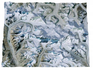 Gyachung Kang Mountain Nepal China Terrain 3D Model