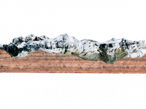 Ismoil Somoni Peak Mountain Tajikistan Terrain 3D Model