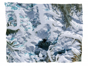 K2 Mountain Pakistan Terrain 3D Model