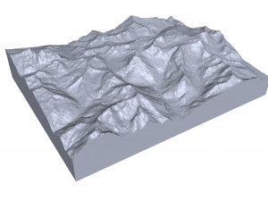 Lake Lunersee Eastern Alps Austria Pearl Terrain Modello 3D