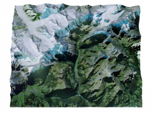 Lauterbrunnen Alps Switzerland Terrain Modelo 3D